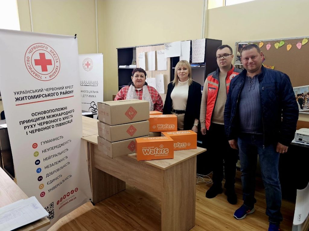 Підтримка напередодні Великодня разом із Червоним Хрестом